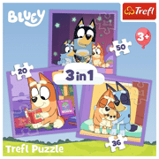  Puzzel 3-in-1 Meet Bluey 20-36-50 stuks - TREFL 31534895