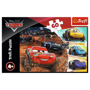 Puzzel 60 stuks Lightning McQueen with friends - Disney Cars 3 - TREFL 31517327