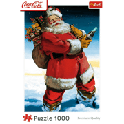 Puzzel Coca-Cola: Santa Claus in the snow 1000 stuks - TREFL 31510923