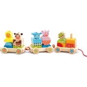 Houten trein Creafarm - Djeco DJ06314