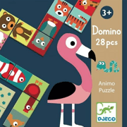 Domino Animo puzzel 28 stuks - DJECO DJ08165
