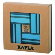 Kapla 40 set 2 kleuren lichtblauw/donkerblauw + boek (nr. 21) - KAPLA BP