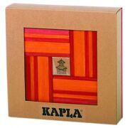 Kapla 40 set 2 kleuren rood/oranje + boek (nr. 22) - KAPLA RP