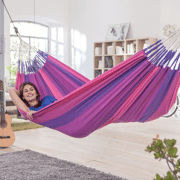 La Siesta 1-persoons hangmat Orquidea, purple