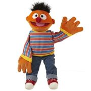 Handspeelpop Sesamstraat Ernie 65 cm - Living Puppets SE100