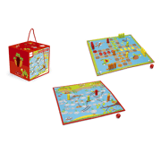 Scratch - 2 bordspellen: Ladderspel + Ludo & Co