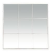  PALACE - spiegel 9 onderverdelingen - metaal - L 118 x W 3,5 x H 118 cm - wit
