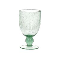  VICTOR - wijnglas - glas - DIA 9 x H 15 cm - licht groen