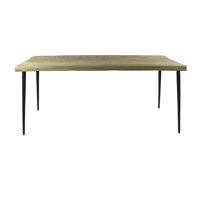  LEGNO - dining table - mango wood / metal - L 180 x W 90 x H 77 cm