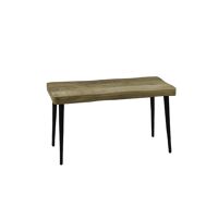  LEGNO - bench - mango wood / metal - L 75 x W 35 x H 43 cm