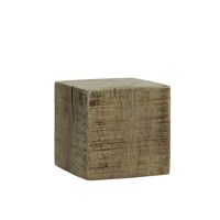  BLOXX - blok - mango hout - L 12 x W 12 x H 12 cm