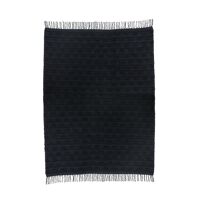  TÄBY - tapis - coton - L 140 x W 200 cm - noir
