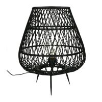  TAO - staanlamp - bamboe - DIA 38 x H 45 cm - zwart