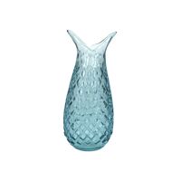  OGON - vase - glass - L 13 x W 10 x H 27 cm - light blue