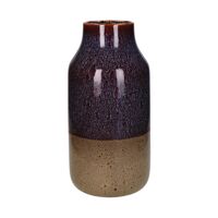  CAYUN - vase - ceramics - DIA 17 x H 35 cm - brown