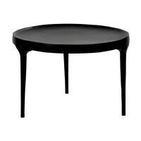  TRIP - coffee table - aluminium - DIA 60 x H 40 cm - black