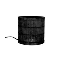  SHADOW - tafellamp - bamboe - DIA 20 x H 20 cm - zwart