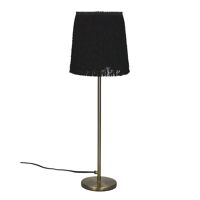  FROU' - lamp - metal / cotton - DIA 14 x H 47 cm - black