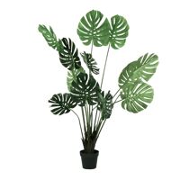  JUNGLE FEVER - artificiële plant - kunststof / metaal - H 160 cm - groen