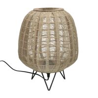  LOKKEN  - table lamp - bamboo - DIA 42 x H 52 cm - natural