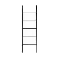  STAIRWAY - ladder - metaal - L 50 x W 1,3 x H 165 cm - zwart