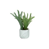  MARMURA - artificiële plant - kunststof / cement - DIA 8 x H 22 cm - groen