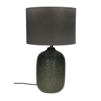  LUZ - table lamp - ceramics / metal - DIA 33 x H 56,5 cm - greyish green