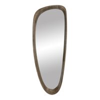  VIK - spiegel - mdf / grenen fineer - L 33 x W 4,5 x H 89 cm - taupe