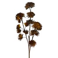  ORPHEA - fleur artificielle - métal - H 108 cm - curcuma