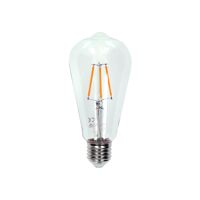  BULBS - lamp - ST64 - E27 - 2700K - glas - DIA 6,4 x H 13,5 cm - transparant