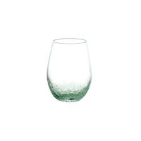  BUBBLE - beker - glas - DIA 8,2 x H 11 cm - licht groen