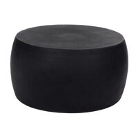  ESTHER - coffee table - aluminium - DIA 70 x H 36 cm - black