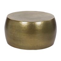  ESTHER - coffee table - aluminium - DIA 70 x H 36 cm - brass