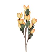  FIORI - fleur artificielle - synthétique - H 85 cm - orange clair