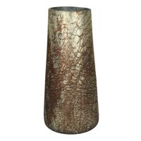  PLANETA - vase - verre - DIA 16 x H 36 cm - bronze