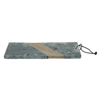  OREGON - planche à découper - marble / bois de manguier - L 42 x W 16 x H 1,5 cm - vert