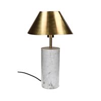  MARMORE - table lamp - marble / metal - DIA 30 x H 48 cm - white