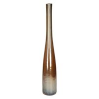  FRASSASSI - vase - verre - DIA 10 x H 61 cm - tabac