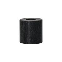  MARMAR - kandelaar - marmer - DIA 5 x H 5 cm - zwart