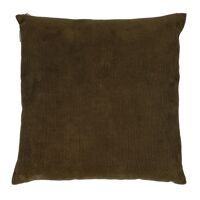  MANCHESTER - cushion - velvet - L 45 x W 45 cm - olive