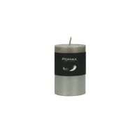  CANDLE - candle - paraffin wax - DIA 5 x H 8 cm - silver