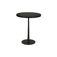  BISTRO - apero tafel - mango hout / metaal - DIA 50 x H 60 cm - zwart