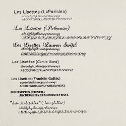 Garenkleur en Lettertype