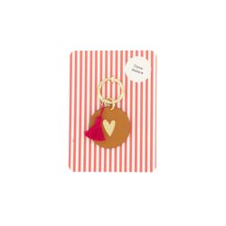 Postkaart Sleutelhanger Lieve mama rood / Zusss