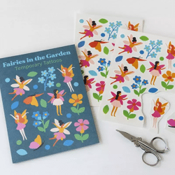 Tijdelijke tattoo Set Fairies in the garden / Rex London