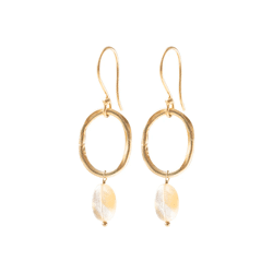 Graceful Citrine Earrings / A Beautiful Story