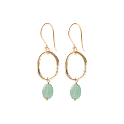 Graceful Aventurine Earrings / A Beautiful Story