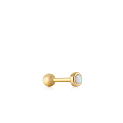 Ania haie Kyoto Opal bezel barbell single earring