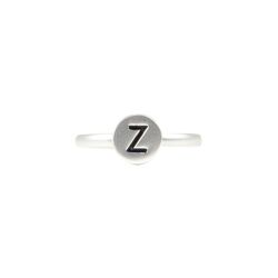 Initialen ring Zilver / Zusss