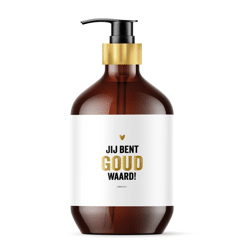 Luxe handzeep Jij bent goud waard / Winkeltje van Anne